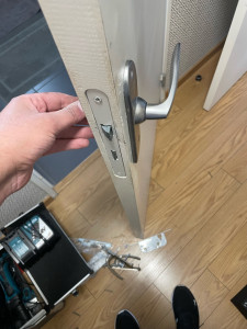 Installation serrure connectée